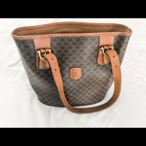 Authentic Vintage Celine Paris Macadam tote